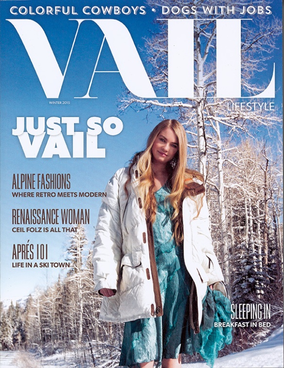 Cover shot by Brent Bingham Photography of Vail Lifestyle Winter 2015